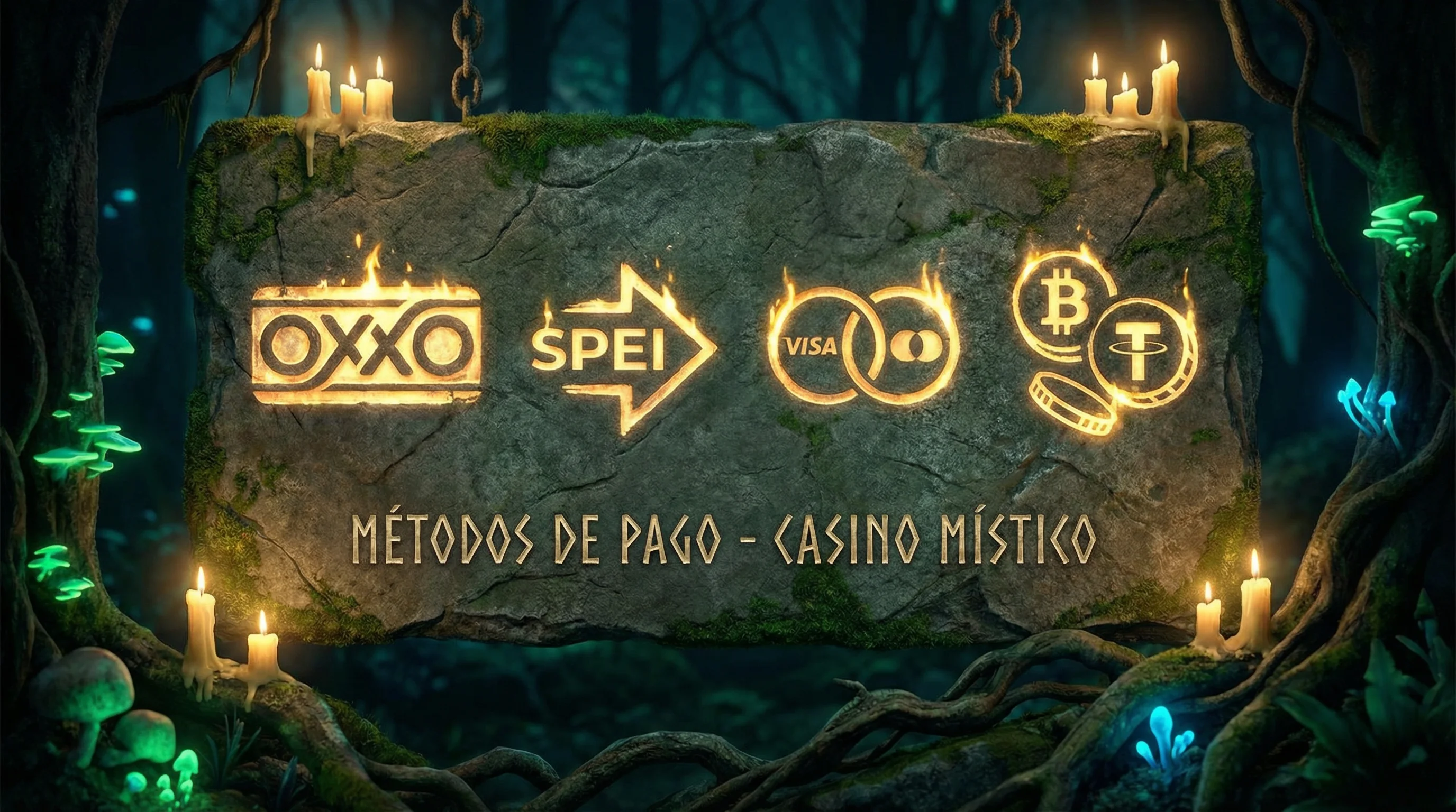 Métodos de pago OXXO SPEI Visa Bitcoin Bfun